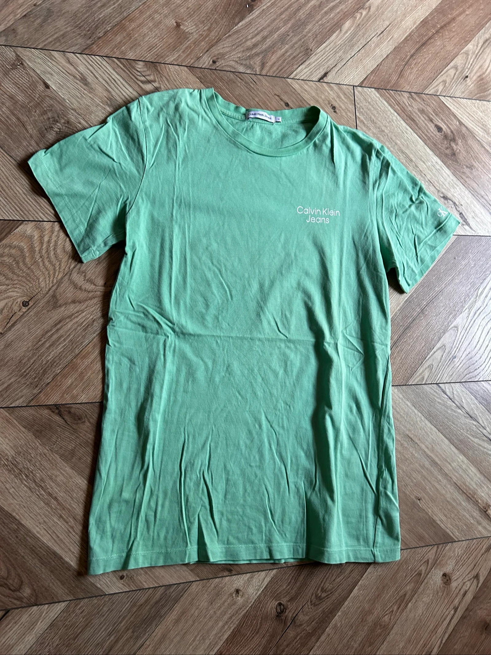 Calvin Klein Jeans water green / mint t-shirt – Size 16 years (XS / S) – photo 5